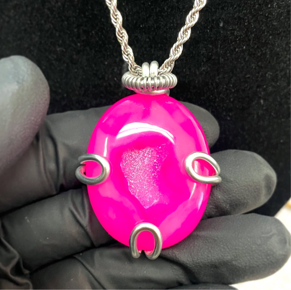 Pink Agate 💎 18inches